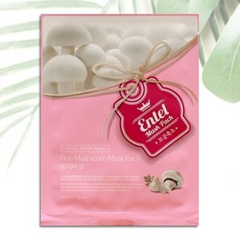 Entel Pine Mushroom Mask Pack x10 Packs Moisturizing Sheet Pack Skin Soothing / 엔텔 송이버섯 마스크팩x10팩 수분팩 시트팩 피부진정