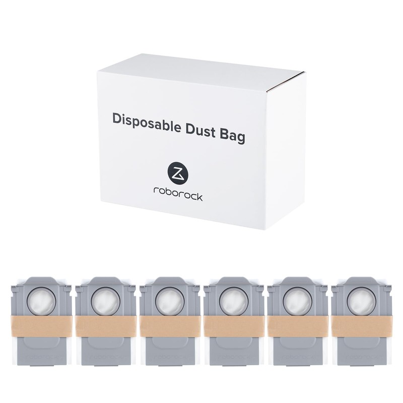 roborock 6 Packs Disposable Dust Bags for QRevo series S8MaxVUltra,