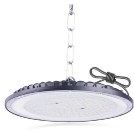 JBdusn LED UFO Hallenbeleuchtung 100W, Hallenstrahler High Bay Light 6500K Kaltweiß mit Kette, LED UFO Industrielampe Strahler Werkstattbeleuchtung für Werkstätten und Fabrikhallen