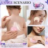 Set De Puff For Polvo Tioncy Con Contenedor Mariposa Morado