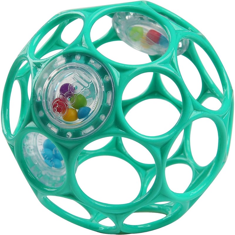 O'link [Pink] O'ball Rattle (Light Blue) Set