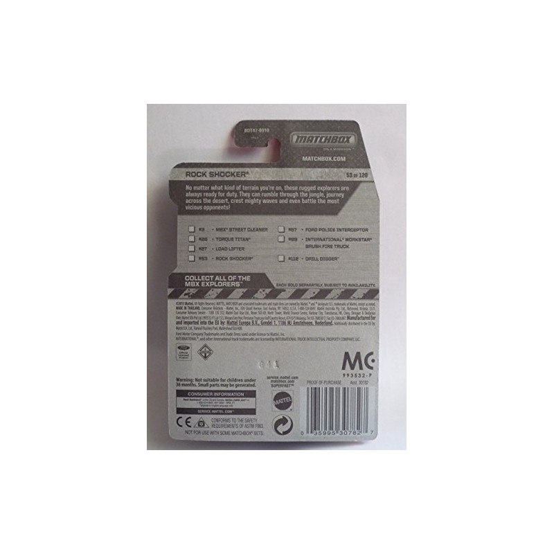 2014 Matchbox MBX Explorers - Rock Shocker 53/120