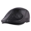 Xinqiao Cabby Classic Hat Genuine Leather Vintage Newsboy Ivy Driving