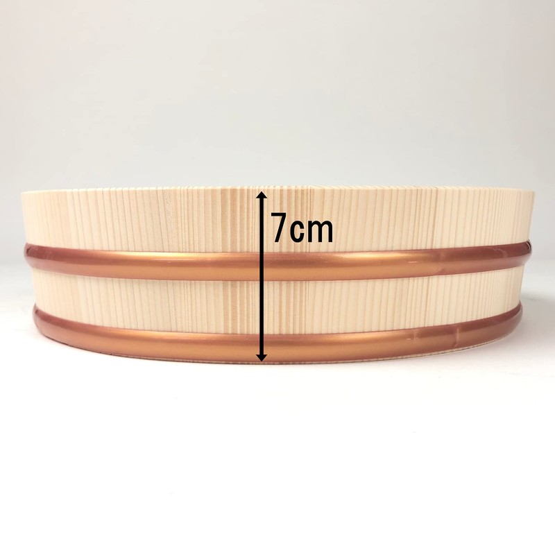 Tachiba Container, Sushi Tub, Hand Rolled Sushi Set, Natural Wood,