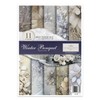 ITD Collection Winter Bouquet Rice Paper RP067 21 x 30