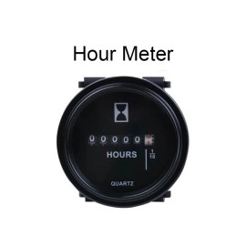 Automotive Authority 12v 24v 36v Hour Meter for Marine Boat Engine 2" Round Gauge