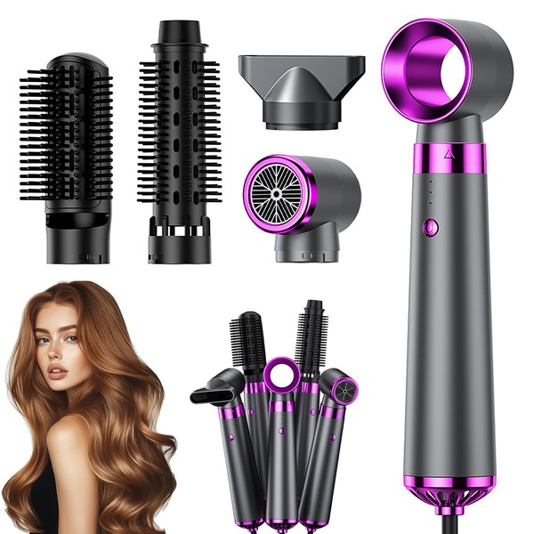 Secador de Pelo con Peine de Aire Caliente 5 en