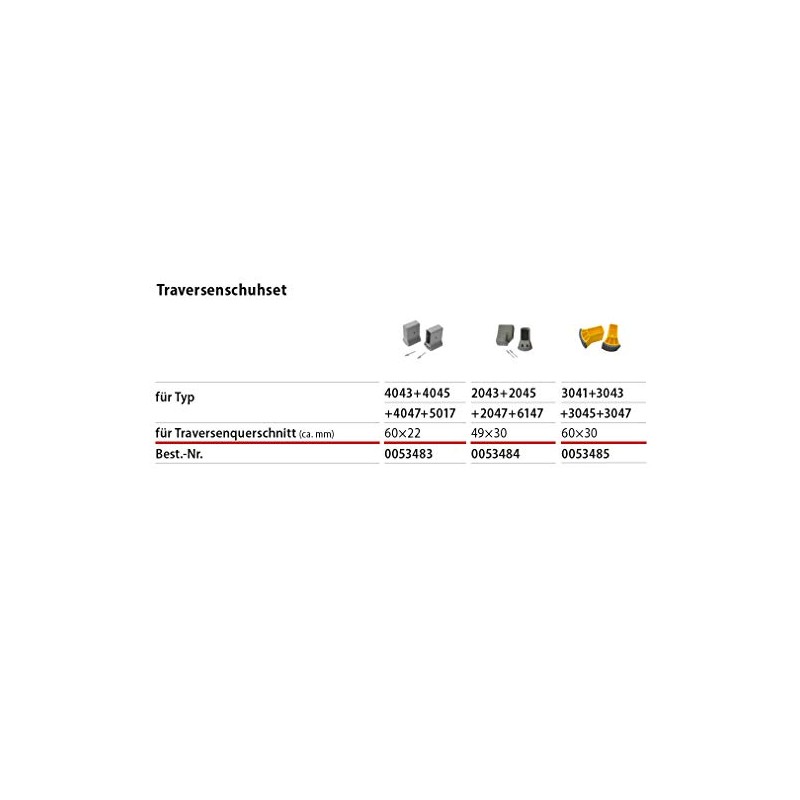 Hymer Truss Shoe Set for 3041, 3043 and 3045, 3047