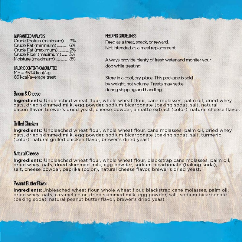 Blue Dog Bakery Natural Dog Treats, More Crunch Large, Assorted