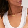 Grace Faith Name Necklace Golden Plating Stainless Steel Statement Necklace