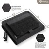 WYNEX Tactical Folding Admin Pouch, Molle Tool Bag of Laser-Cut