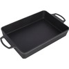KEESHA 9x13 Inch Cast Iron Detroit Pizza Pan