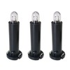 LXAUTOPCH HVAC Control Neo-Wedge Bulb With Black Socket Fit for