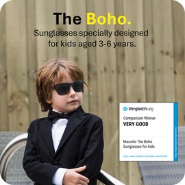Mausito kids sunglasses Age 3-6 boy flexible BPA-free sunglasses for kids 100% UV protection