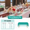 EMART 2 Pack Rectangle Table Cloth, 60 x 102 inch