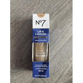 No7 Lift and Luminate Serum Foundation, Shade Honey