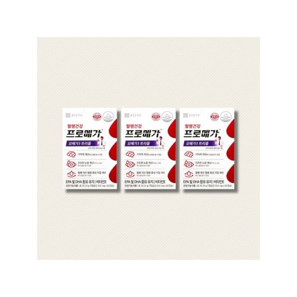 Chong Kun Dang Promega Omega3 Triple Enteric Coated 60 Capsules
