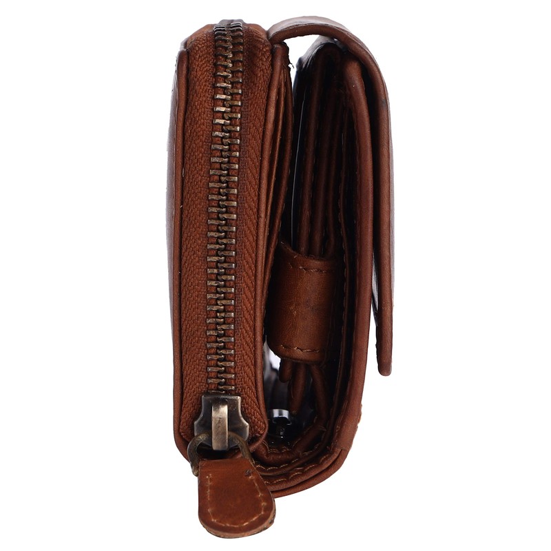 Chunkyrayan Genuine Leather Women's Wallet High-Quality Vintage RFID Protection Including