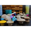 Wood knobs Extra Large 2 inch Big Wooden knob for