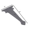 Van Dyke's Restorers Spear Gate Dummy Hinge Strap, Black Powder