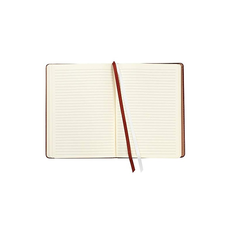 C.R. Gibson Brown Professional Leather Journal Notebook, 6" W x