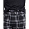 Farah Men's Long Sleeve PJ Lounge Set Soft Cotton Long