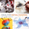 Nicpro 7pcs Kolinsky Sable Miniature Paint Brushes, Professional Fine Detail