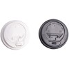 HOT BARGAINS 100 X 12oz /16oz Size Disposable Push Top