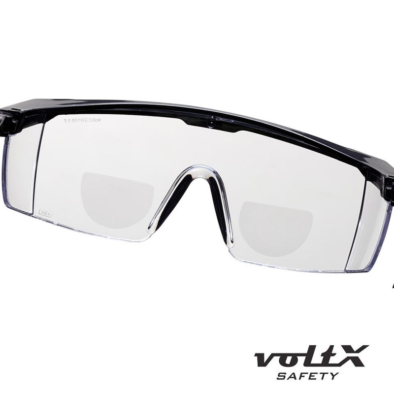 voltX 'Classic' Bifocal Safety Glasses (Clear +3.0 Dioptre) – UKCA