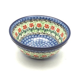 Polish Pottery Bowl - Small Nesting (5 1/2") - Maraschino