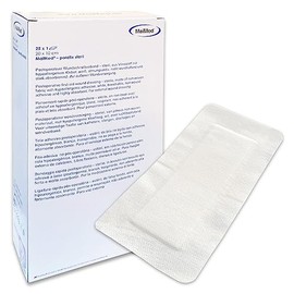 25 St√ºck Wundpflaster steril 20x10 - steriler Wundverband Pflaster sensitiv - Wundauflage nicht haftend 15x5 cm - Saugstark & Hautfreundlich - Akute Wundversorgung und postoperatives Pflaster