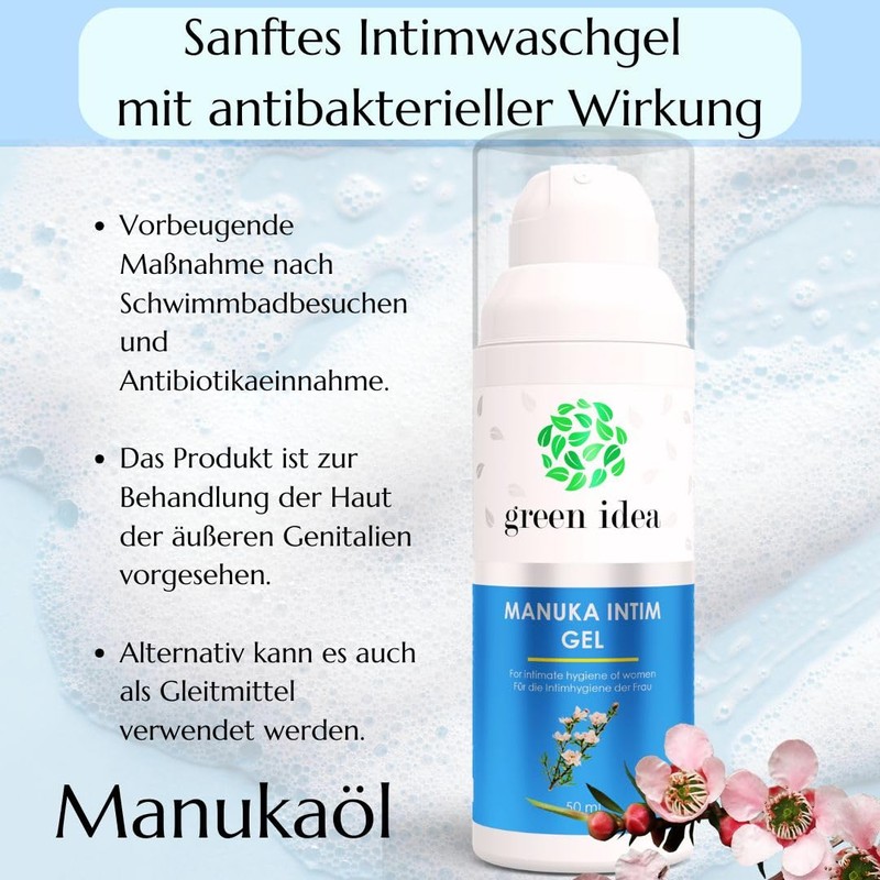 Green idea - Intimate Care Women's - Manuka Gel -