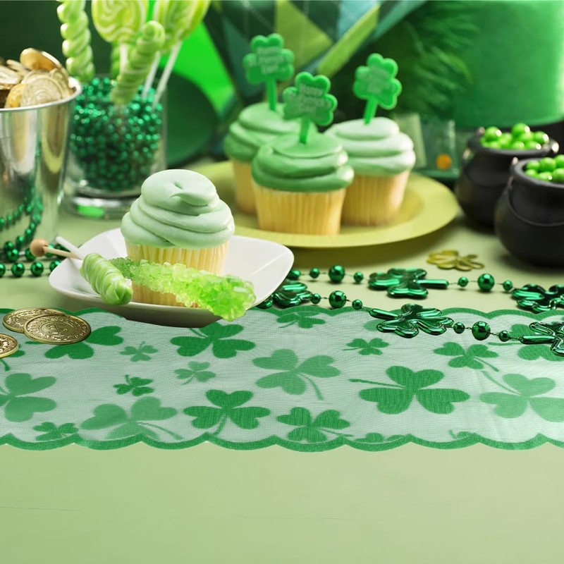 St.Patrick's Day Table Runner,Table Runners For Dining Table,St. Patrick’S Day