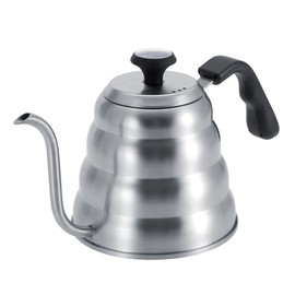 Stainless Steel Coffee Tea Pot Pouring Drip Kettle with Gooseneck and Built in Thermometer 1.2L