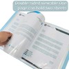 60-Pocket Binder with Plastic Sleeves 8.5x11, Document Organizer,Displays 120-Page Documents,Certificates,