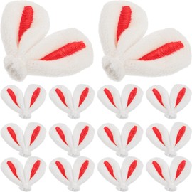 JECOMPRIS 20pcs Bunny Ear Hairpin Accessories for DIY: Adorable Bunny Ear Hair Clips Decor Easter Hairpin Bunny Hair Clip Decor Easter Hairpin Set