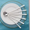 IMEEA Long Spoon, Bar Spoon, 18-8 Stainless Steel, Parfait Spoon,