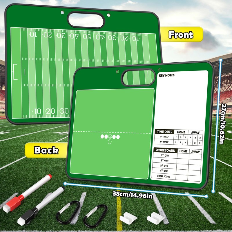 Torlam Magnetic Dry Erase Coach Board, Baseball, Soccer, Football, Basketball