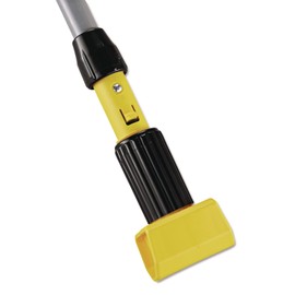Rubbermaid Commercial Products Gripper Wet Mop Handle, 54-Inch Fiberglass, Heavy Duty Mop for Industrial/Household Floor Cleaning, Quick Change Mop Head