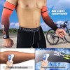 iColofun Manicotti Compressione Braccia per Ciclismo, Uomo Compressione Sportiva Manicotti