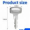 Mixopoly 4 Pack Ignition Keys, Golf Cart Keys Replacement for
