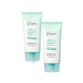Soft Mokajacha Make Prem UV Defense Me No Sebum Sun Cream 40ml+40ml Special Choice 1 / 뽀송 무기자차 메이크프렘 유브이 디펜스 미 노세범 선크림 40ml+40ml 기획 택 1