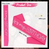 TxscOxwP1 'It's My Birthday' Glitter Sash, Hot Pink Satin Birthday