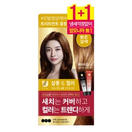 Elastin 엘라스틴 살롱드컬러 염모제 2입 (밝은갈색) Elastin Salon Color Hair Dye 2 Pack (Light Brown)