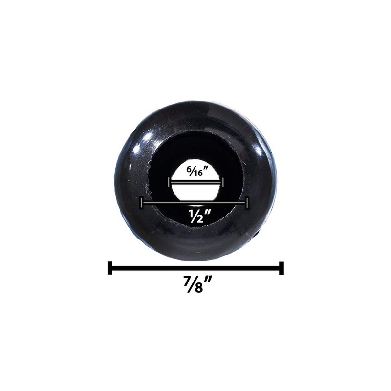 Paracord Planet Bungee Toggle Ball End Lock – Black Hardened