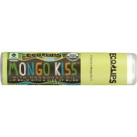Eco Lips - Organic Mongo Kiss Lip Balm, Unflavored .25 oz by Eco Lips - Producto Original de Alta Calidad, Entrega Rápida y Segura, Garantía Incluida 