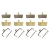 XYT WORLD 4 Pairs Full-Metal Bicycle Bike Disc Brake Pads
