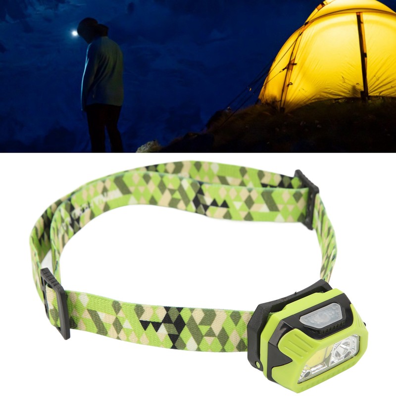 LED Induction Headlamp Waterproof Headband Flashlight for Outdoor Camping Night