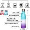 Sfee Insulated Water Bottle, 17oz Stainless Steel Water Bottles, Double