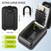 NEWIROVE Key Safe with Number Code, Large Key Safe with